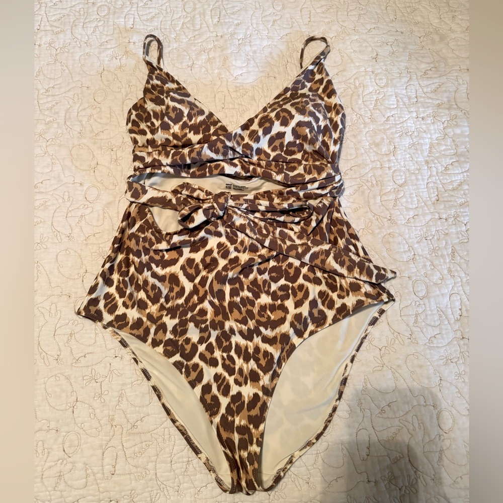 Aerie One Piece Wrap Swimsuit